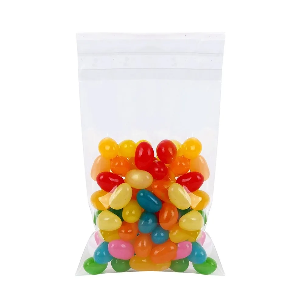 200ct Clear Plastic Bags 4x6-1.4 mils Thick Self Sealing OPP Cello Bags for Bakery Cookies Goodies Favor Decorative Wrappers (4'' x 6'')