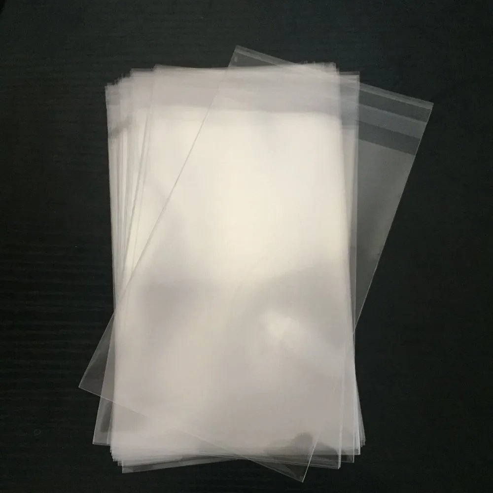200ct Clear Plastic Bags 4x6-1.4 mils Thick Self Sealing OPP Cello Bags for Bakery Cookies Goodies Favor Decorative Wrappers (4'' x 6'')
