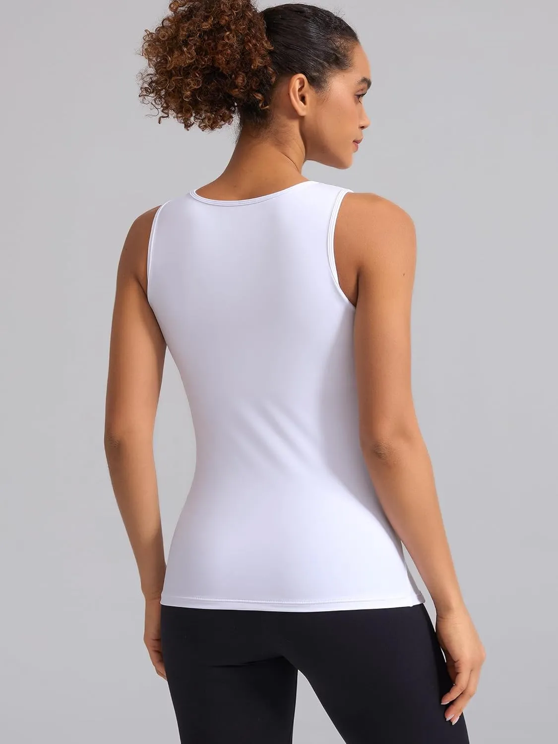 ATTRACO Women's Maternity Tank Tops with Built in Bra Side Ruched Sleeveless Pregnancy Tank