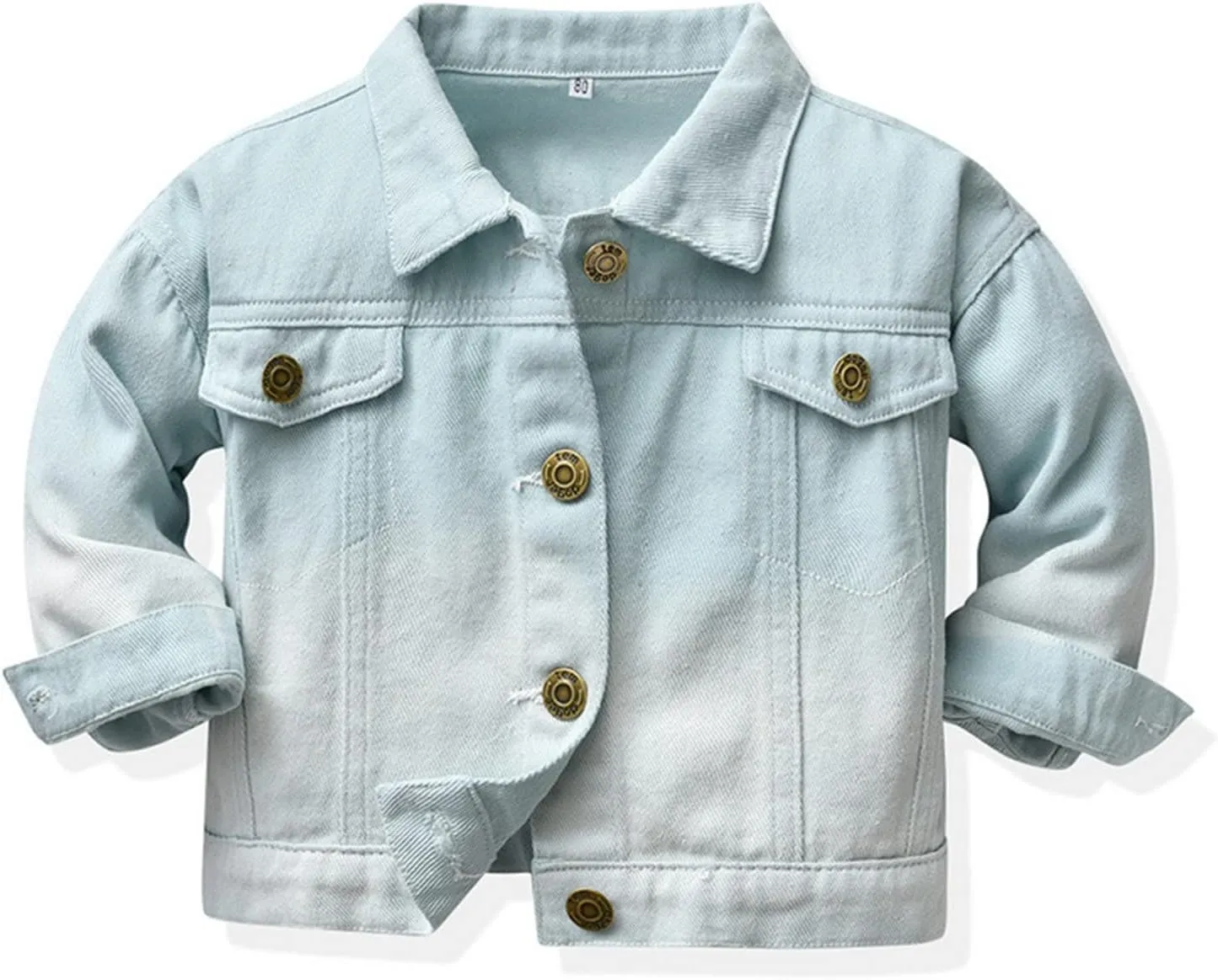 Baby Girls' Denim Jacket Classic Denim Jacket for Boys Girls Long Sleeve Jeans Coat Jacket Clothes