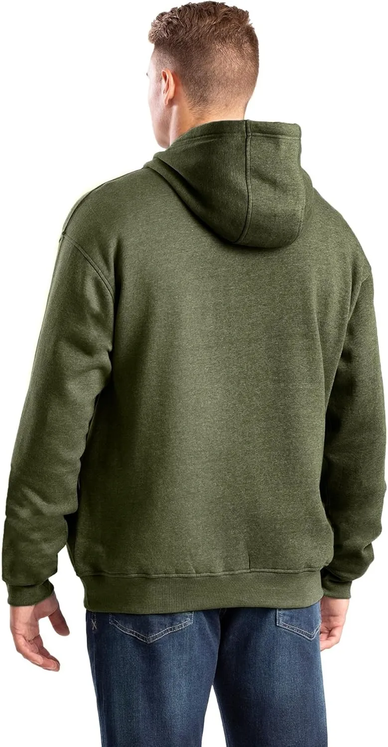 Berne Men's Heritage Zippered Pocket Hoodie Pullover Sweatshirt