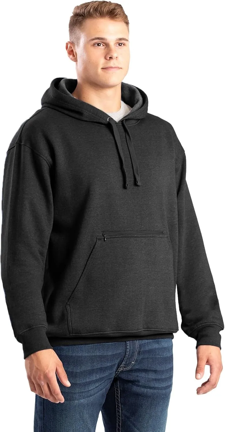 Berne Men's Heritage Zippered Pocket Hoodie Pullover Sweatshirt