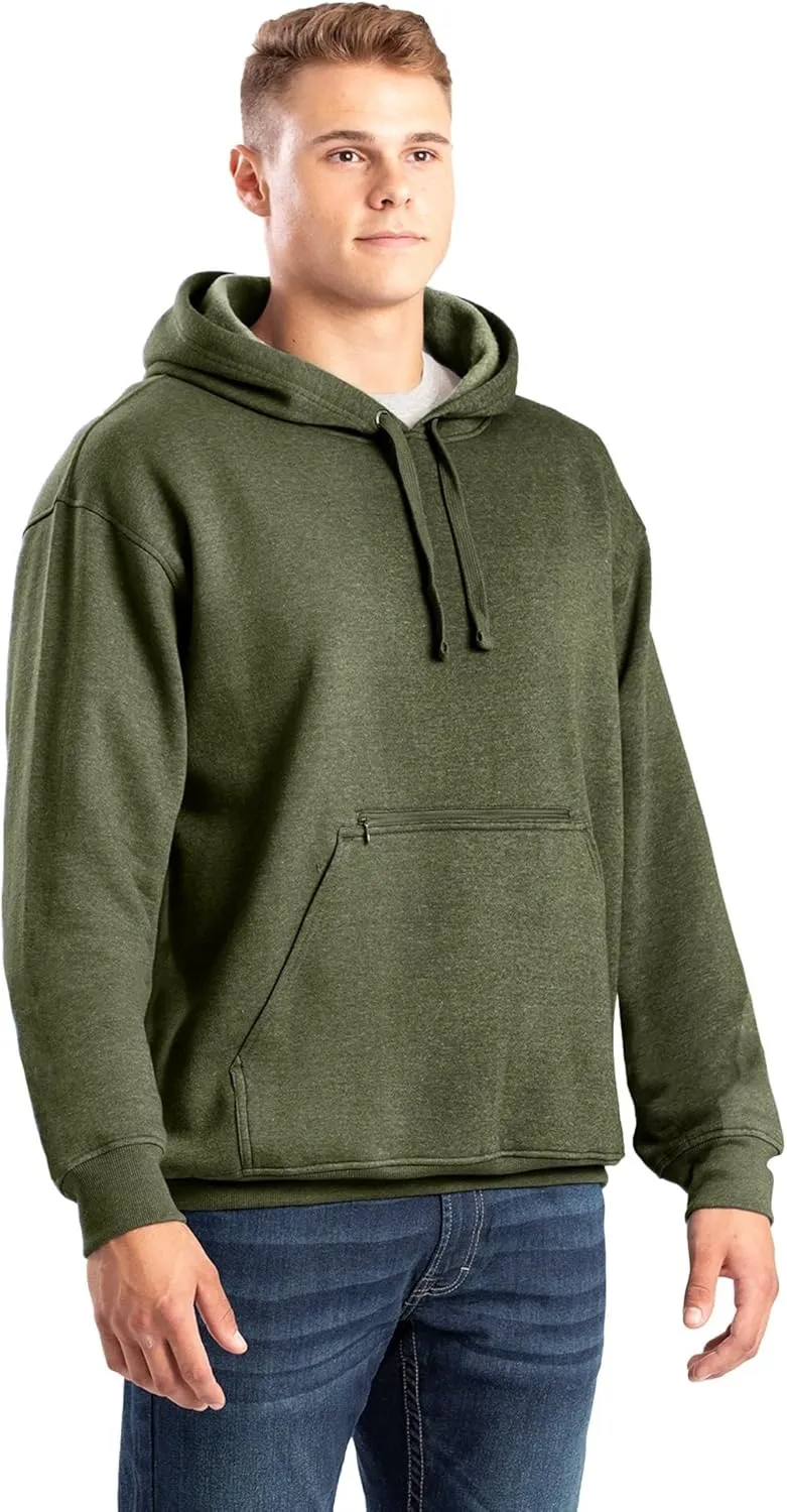 Berne Men's Heritage Zippered Pocket Hoodie Pullover Sweatshirt