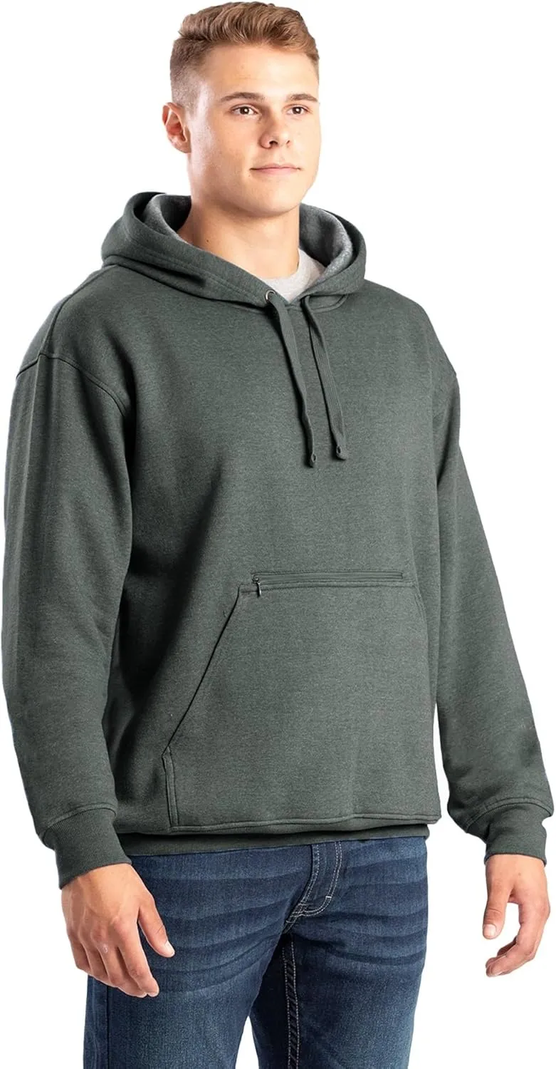 Berne Men's Heritage Zippered Pocket Hoodie Pullover Sweatshirt