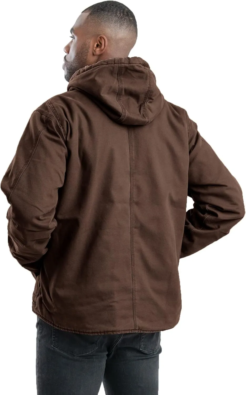Berne Vintage Washed Sherpa-Lined Hooded Jacket