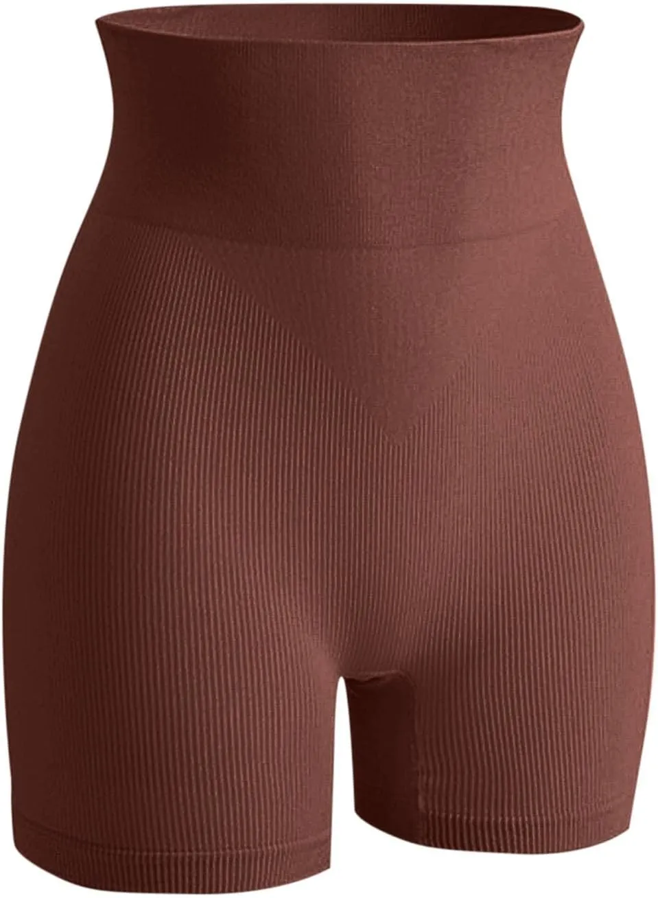 Biker Shorts Womens Clothes Tummy Control High Waisted Yoga Shorts Solid Color Ribbed Seamless Bottoms Summer Outfits