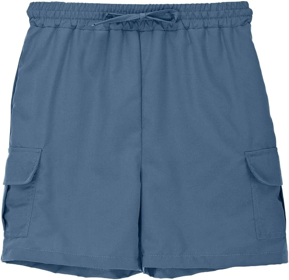 Boys Cargo Shorts for Teens School Uniform Khaki Athletic Shorts Quick Dry Flap Pocket Cargo Pants Drawstring Sweatpants