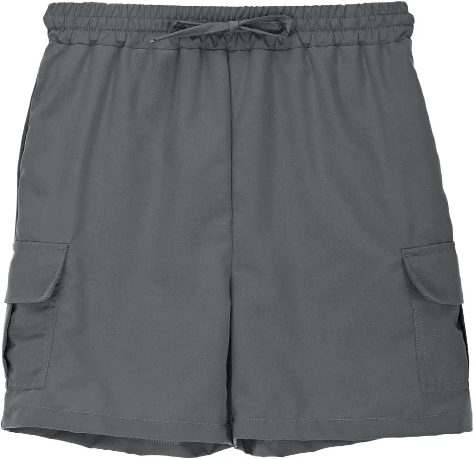Boys' Pull on Cargo Shorts School Uniform Khaki Athletic Shorts for Boys Quick Dry Cargo Hiking Pants Baggy Sweatpants