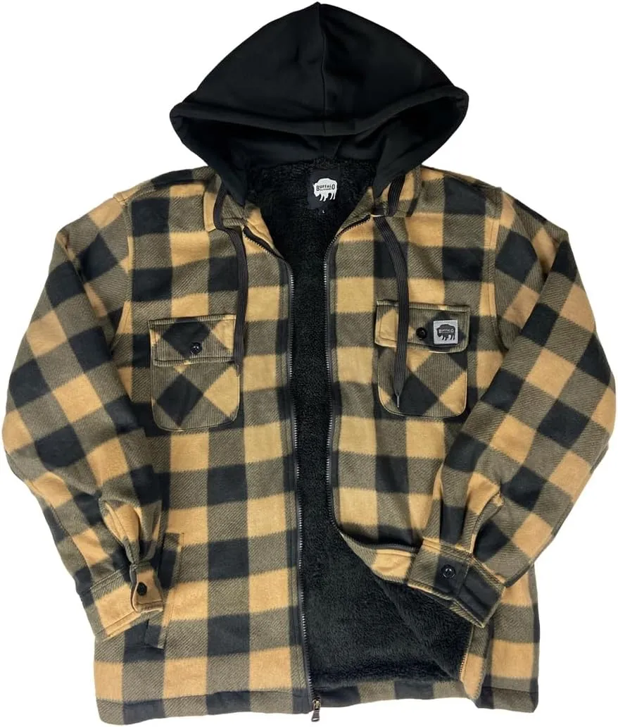 Buffalo Outdoors® Workwear Sherpa Lined Hooded Fleece