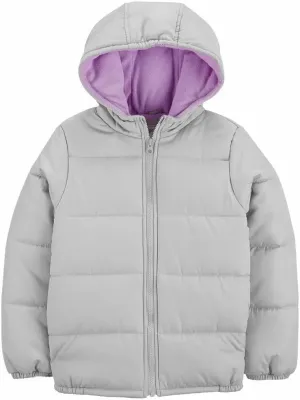 Carter's Cozy Quilted PufferCoat for Girls - Warm and Stylish Winter Outerwear