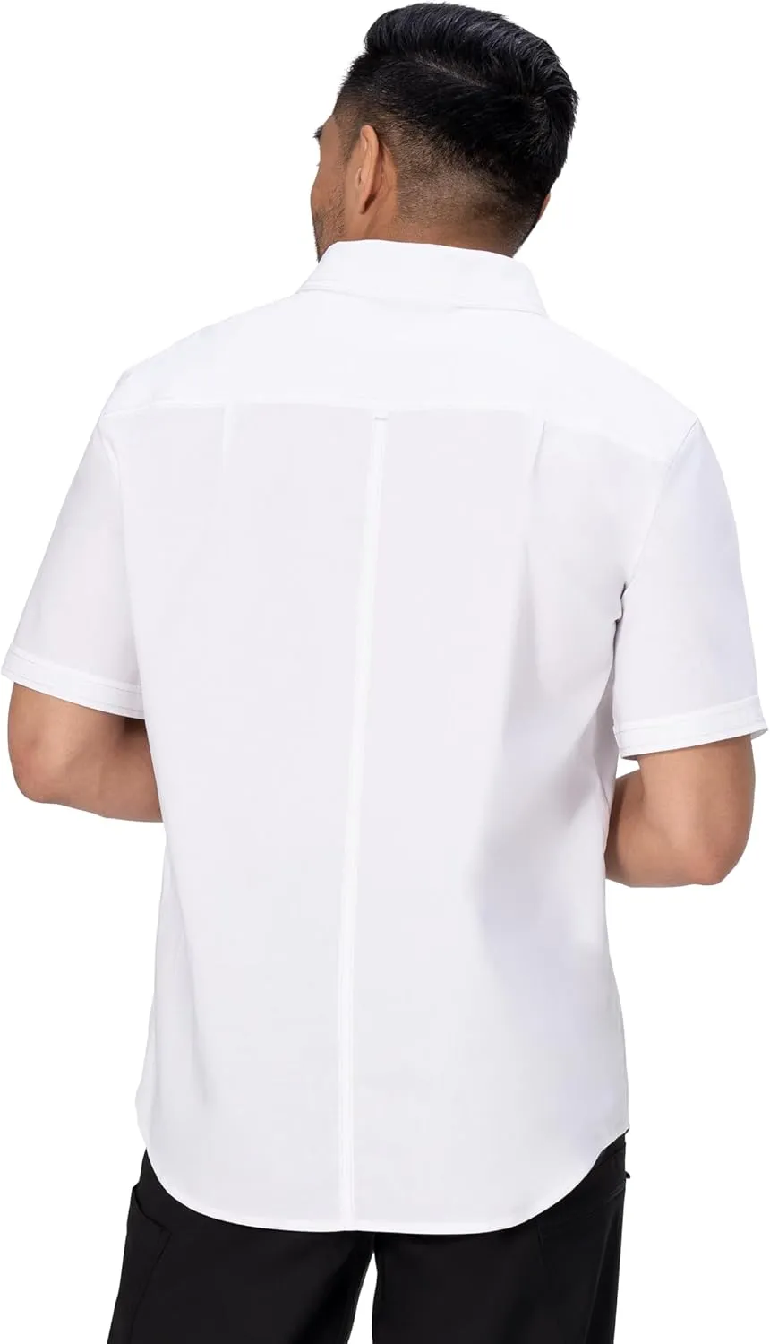 Chef Works Men's Cody Zip Work Shirt