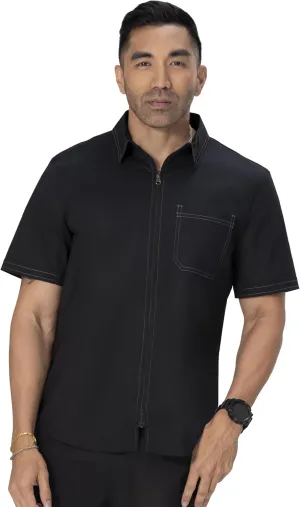 Chef Works Men's Cody Zip Work Shirt