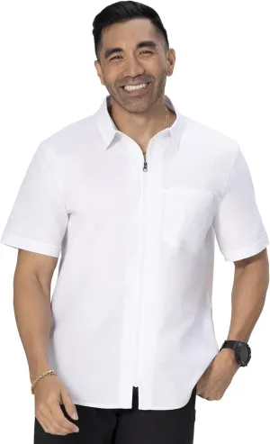 Chef Works Men's Cody Zip Work Shirt