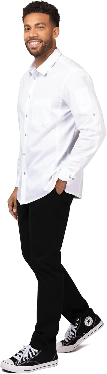 Chef Works Men's Seville Shirt with Mesh Panels