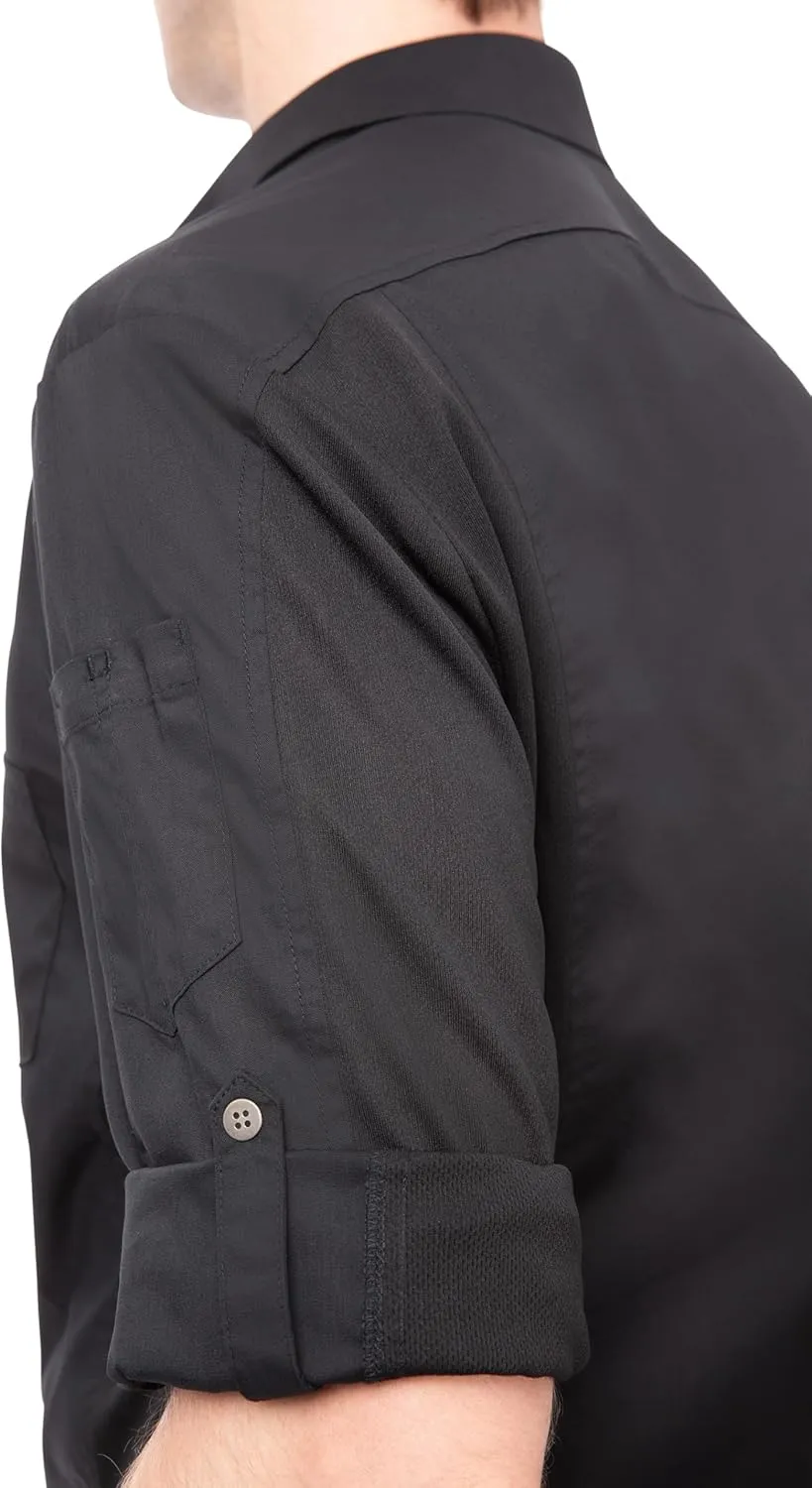 Chef Works Men's Seville Shirt with Mesh Panels