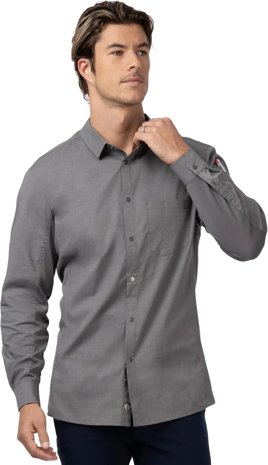 Chef Works Men's Seville Shirt with Mesh Panels