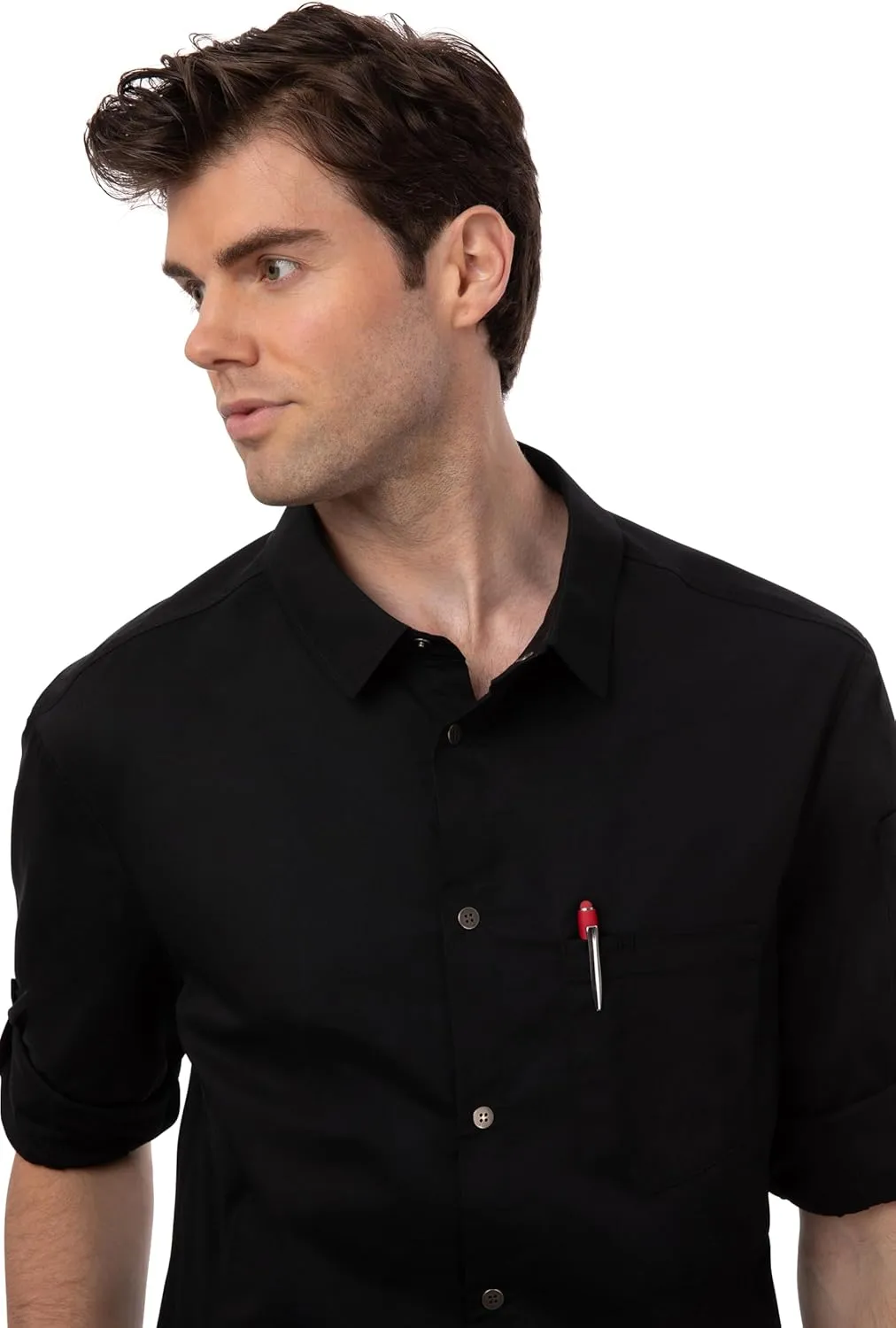 Chef Works Men's Seville Shirt with Mesh Panels