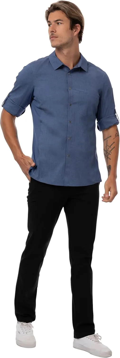 Chef Works Men's Seville Shirt with Mesh Panels