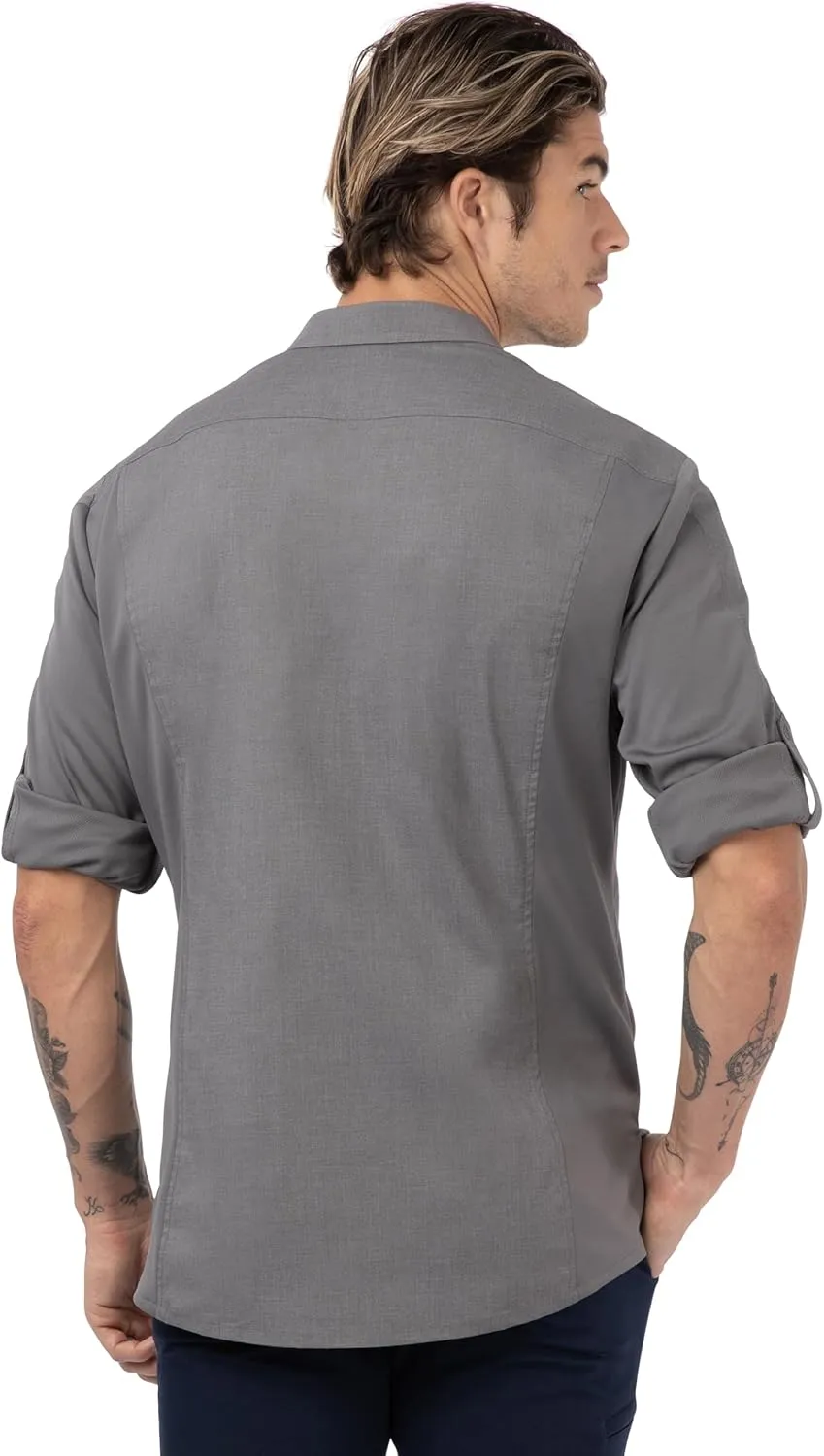 Chef Works Men's Seville Shirt with Mesh Panels