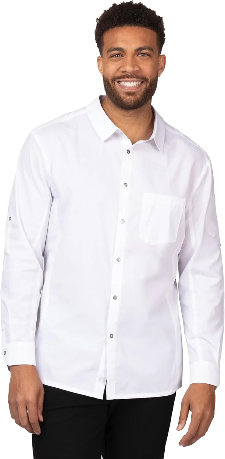 Chef Works Men's Seville Shirt with Mesh Panels