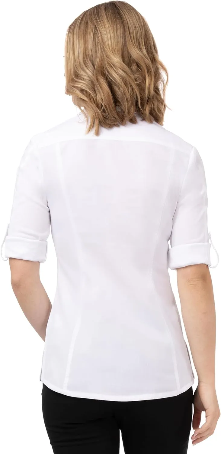 Chef Works Women's Seville Shirt with Mesh Panels