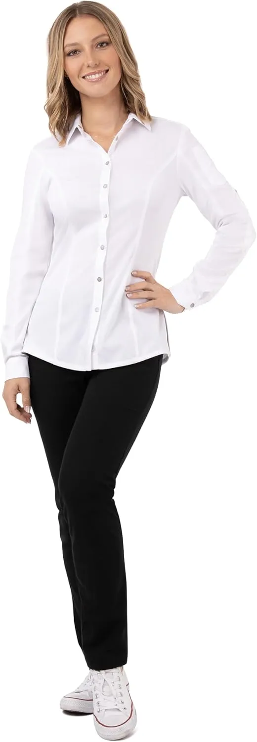 Chef Works Women's Seville Shirt with Mesh Panels