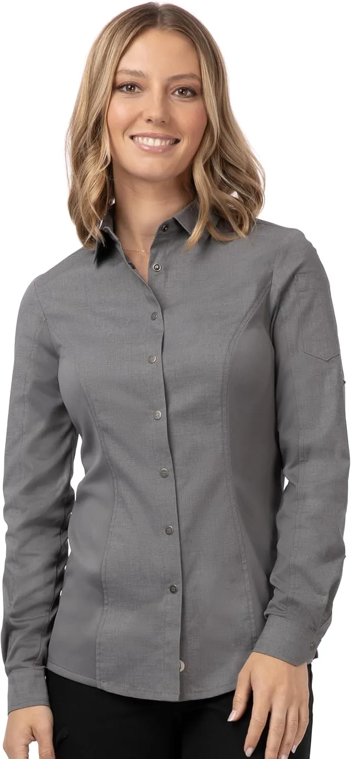 Chef Works Women's Seville Shirt with Mesh Panels