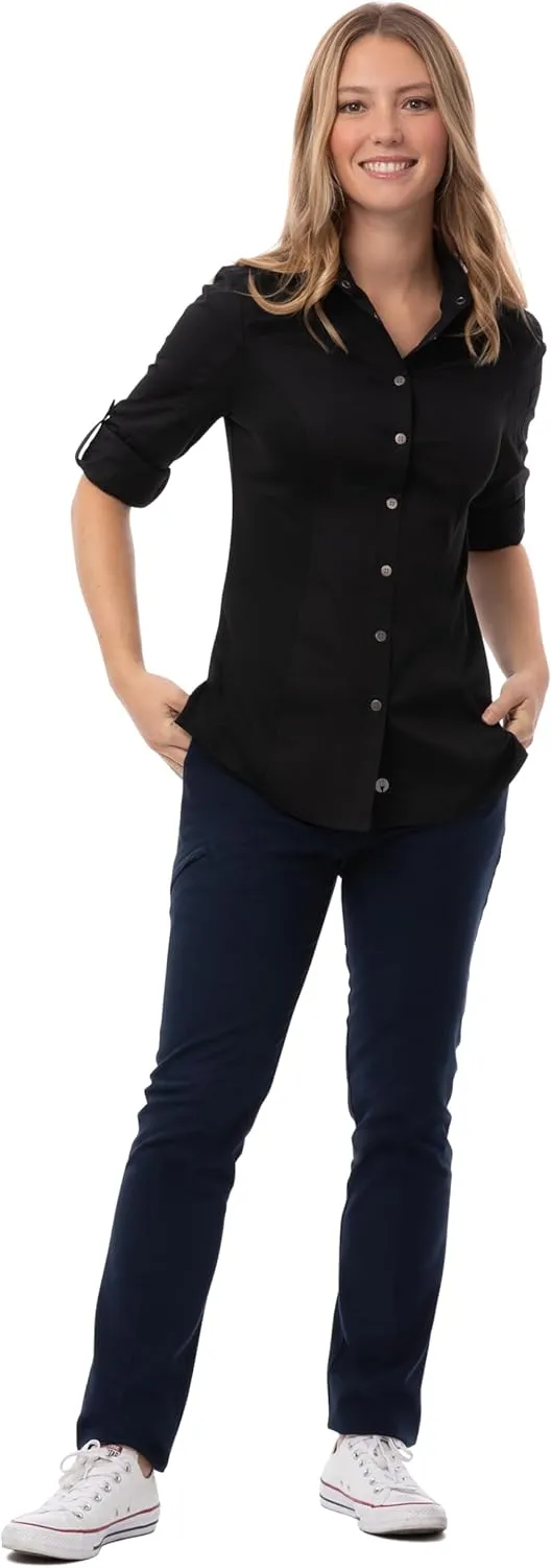 Chef Works Women's Seville Shirt with Mesh Panels