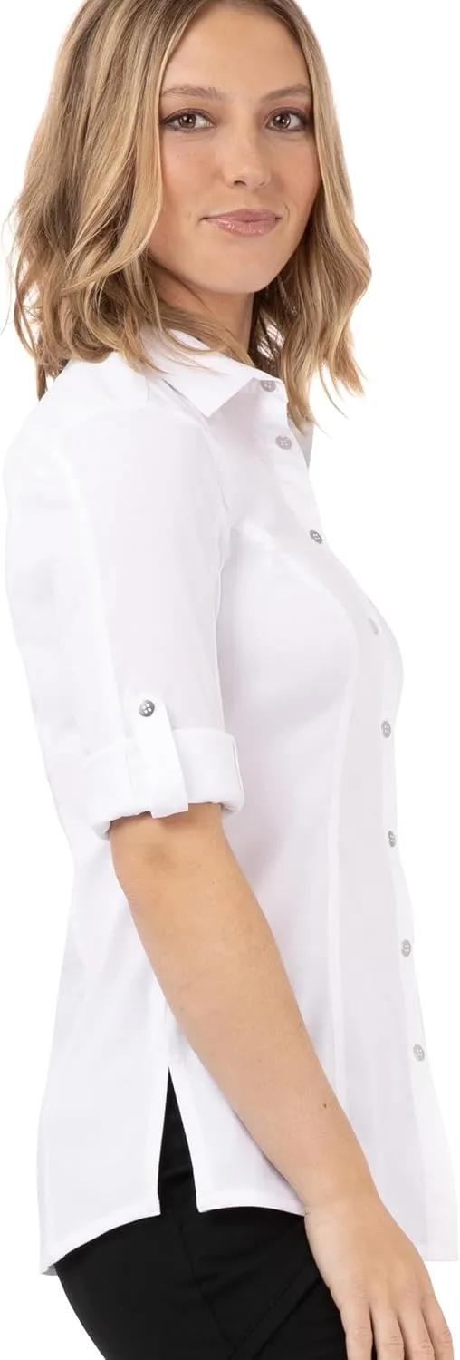 Chef Works Women's Seville Shirt with Mesh Panels