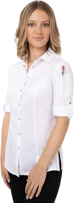 Chef Works Women's Seville Shirt with Mesh Panels