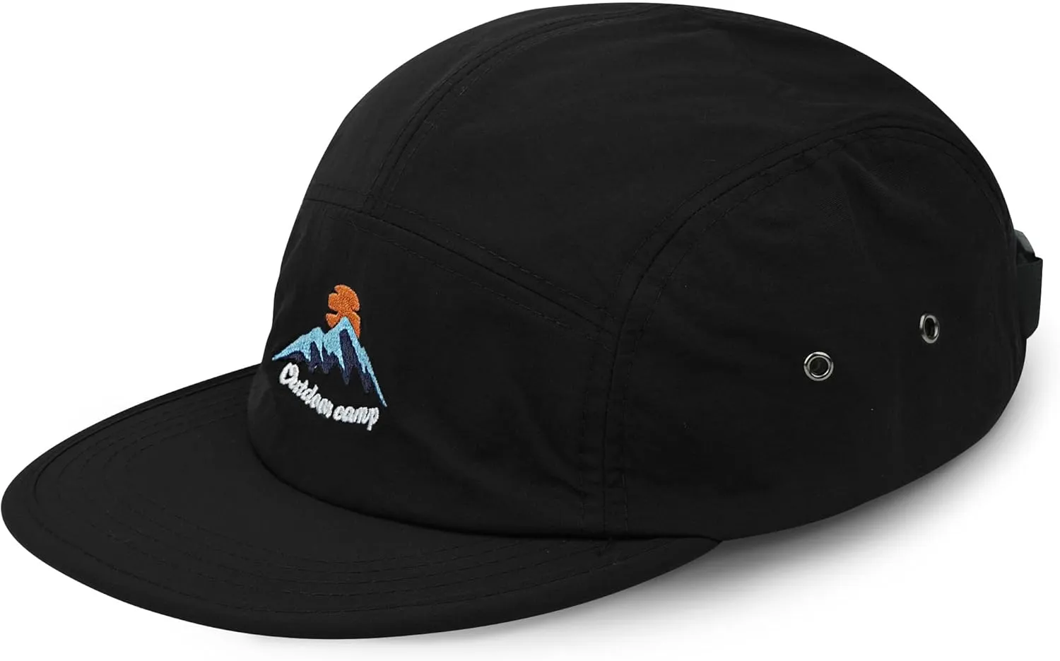 Croogo 5 Panel Baseball Cap Flat Brim Hats for Men Urban Street Camper Hats Waterproof Dad Hat Trucker Umpire Sun Caps