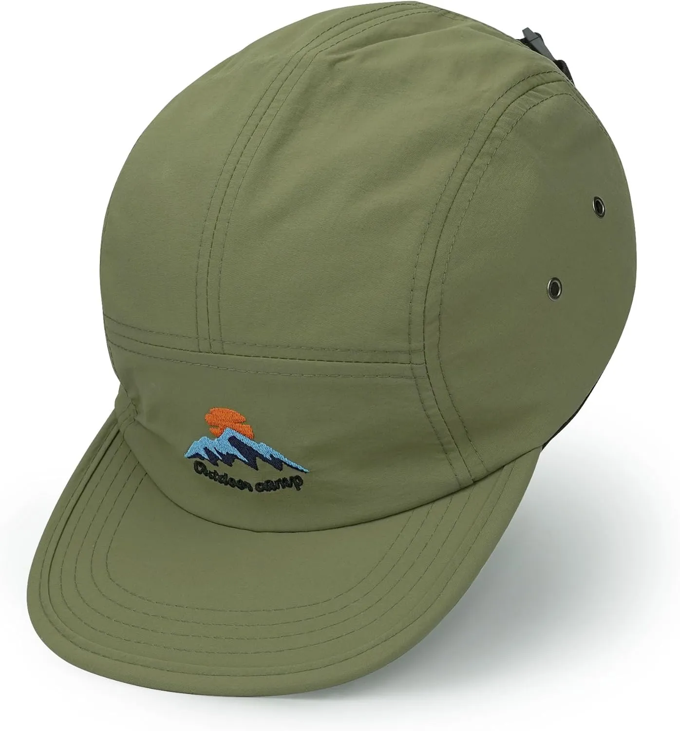 Croogo 5 Panel Baseball Cap Flat Brim Hats for Men Urban Street Camper Hats Waterproof Dad Hat Trucker Umpire Sun Caps