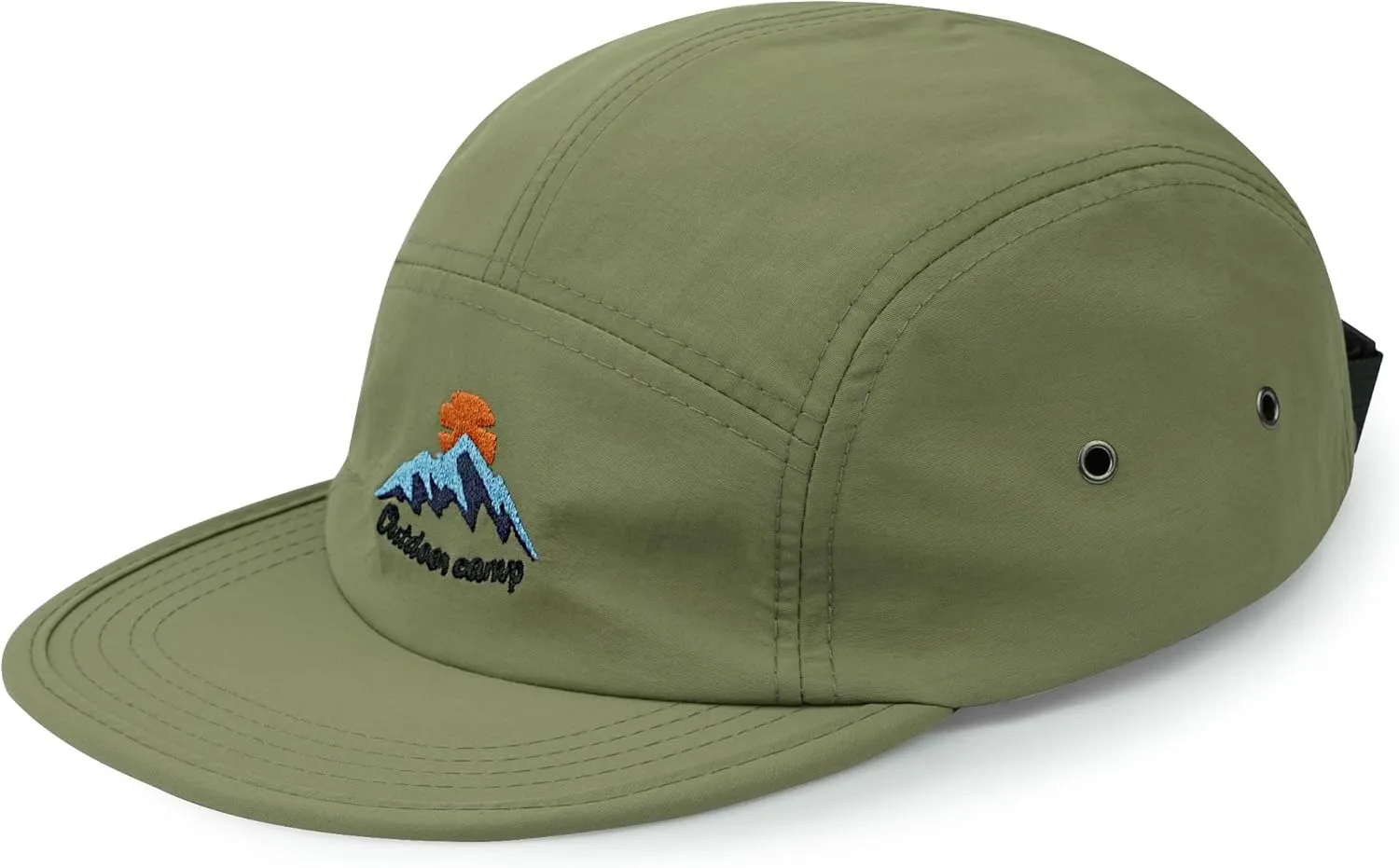 Croogo 5 Panel Baseball Cap Flat Brim Hats for Men Urban Street Camper Hats Waterproof Dad Hat Trucker Umpire Sun Caps