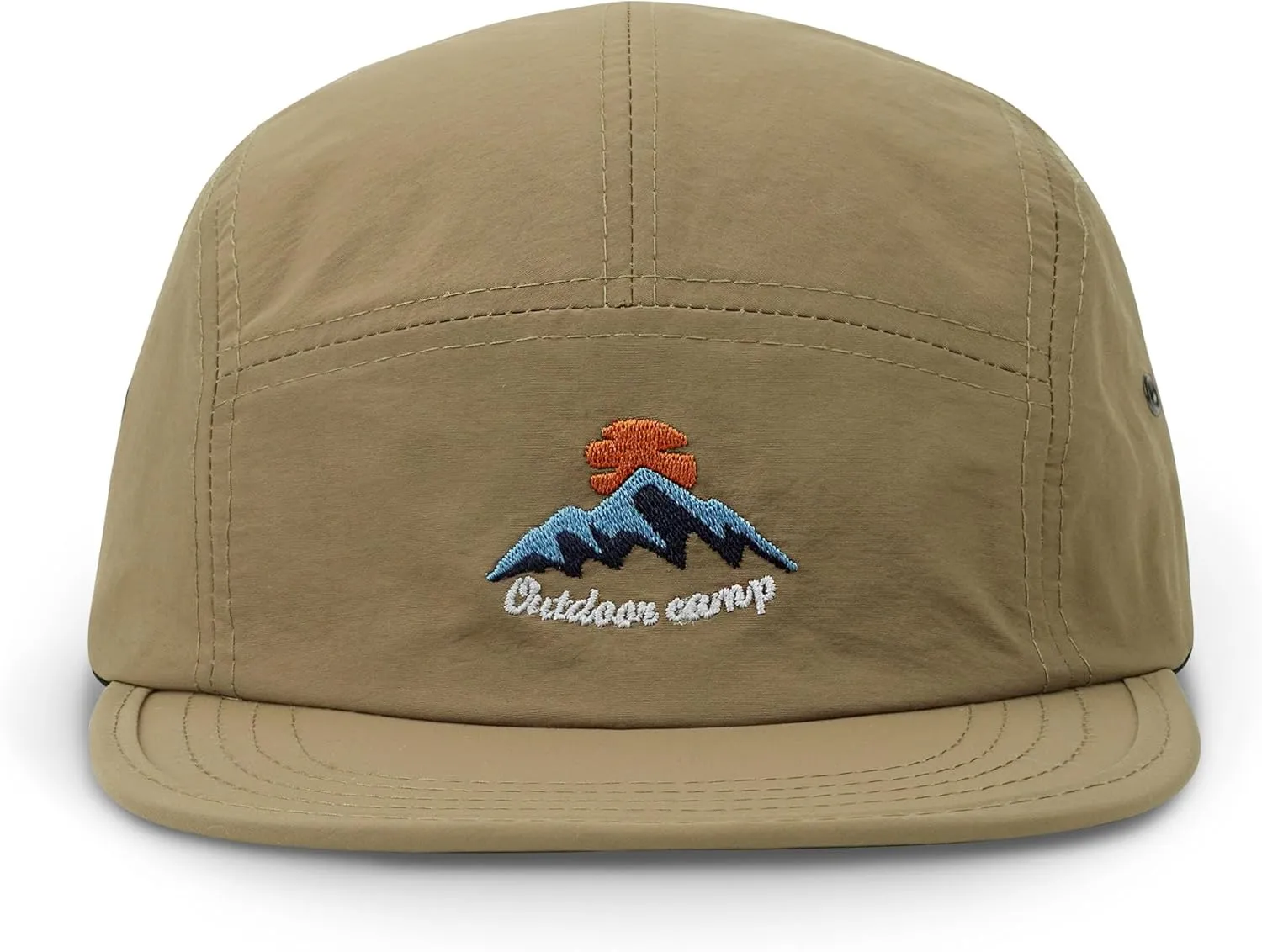 Croogo 5 Panel Baseball Cap Flat Brim Hats for Men Urban Street Camper Hats Waterproof Dad Hat Trucker Umpire Sun Caps
