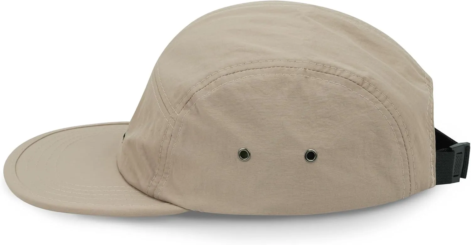 Croogo 5 Panel Baseball Cap Flat Brim Hats for Men Urban Street Camper Hats Waterproof Dad Hat Trucker Umpire Sun Caps
