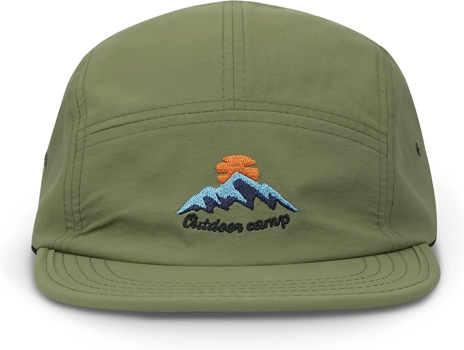 Croogo 5 Panel Baseball Cap Flat Brim Hats for Men Urban Street Camper Hats Waterproof Dad Hat Trucker Umpire Sun Caps