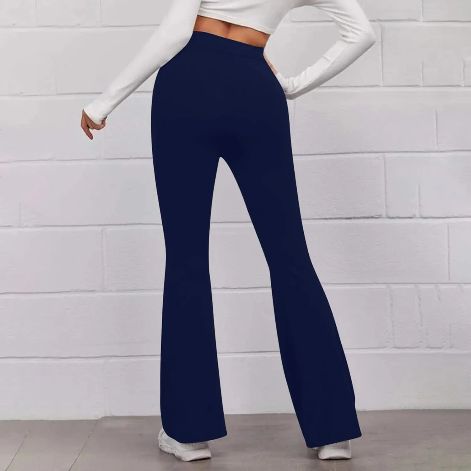 DASAYO Flare Leggings for Women High Waist Tummy Control Stretchy Bootcut Yoga Pants Casual Fitness Workout Bottoms