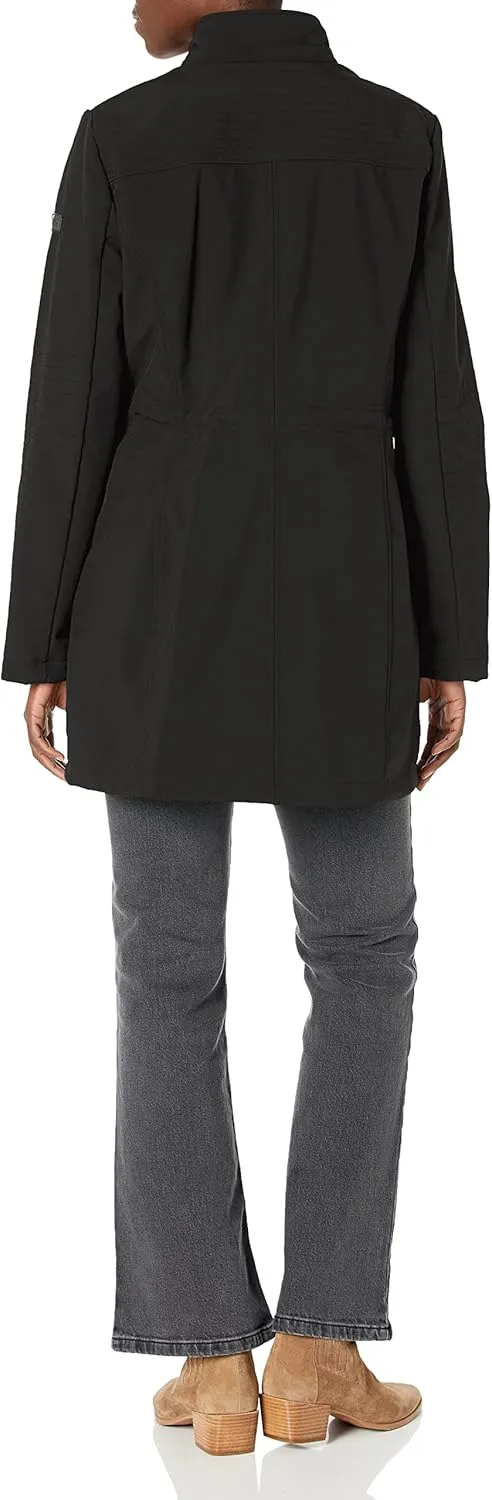 DKNY Women's Softshell Hooded Coat