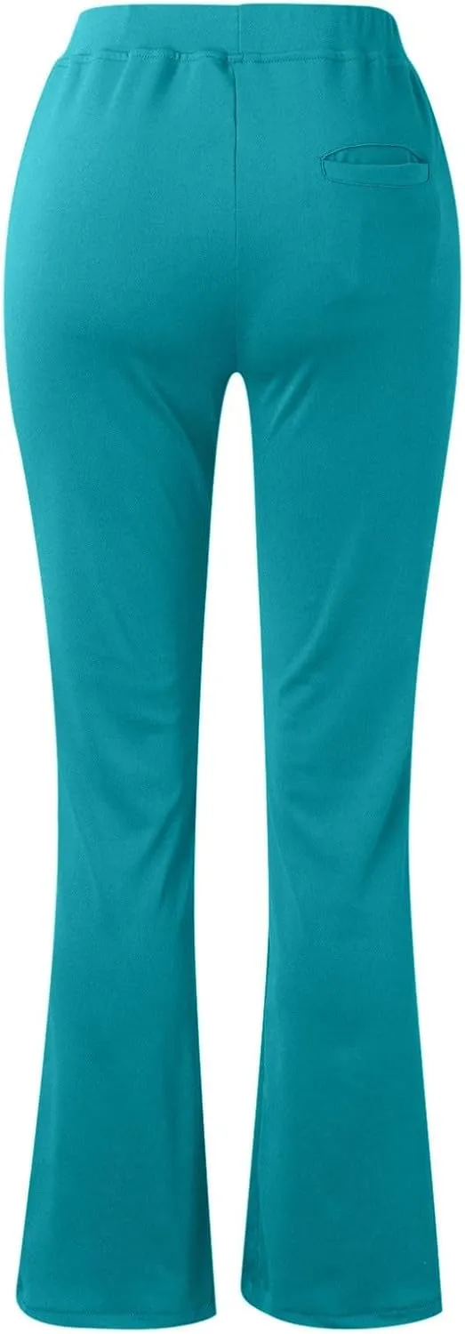 Dress Pants Women Business Casual Work Pants Women High Waist Stretchy Trousers Pull on Office Slacks Bottoms