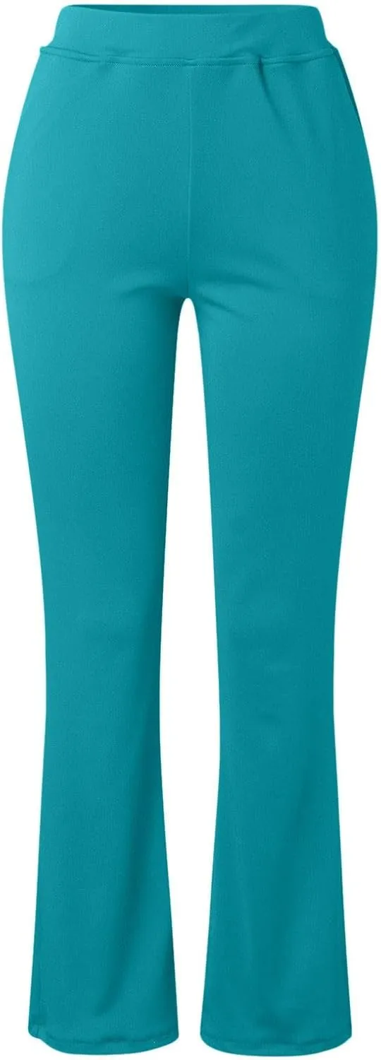 Dress Pants Women Business Casual Work Pants Women High Waist Stretchy Trousers Pull on Office Slacks Bottoms