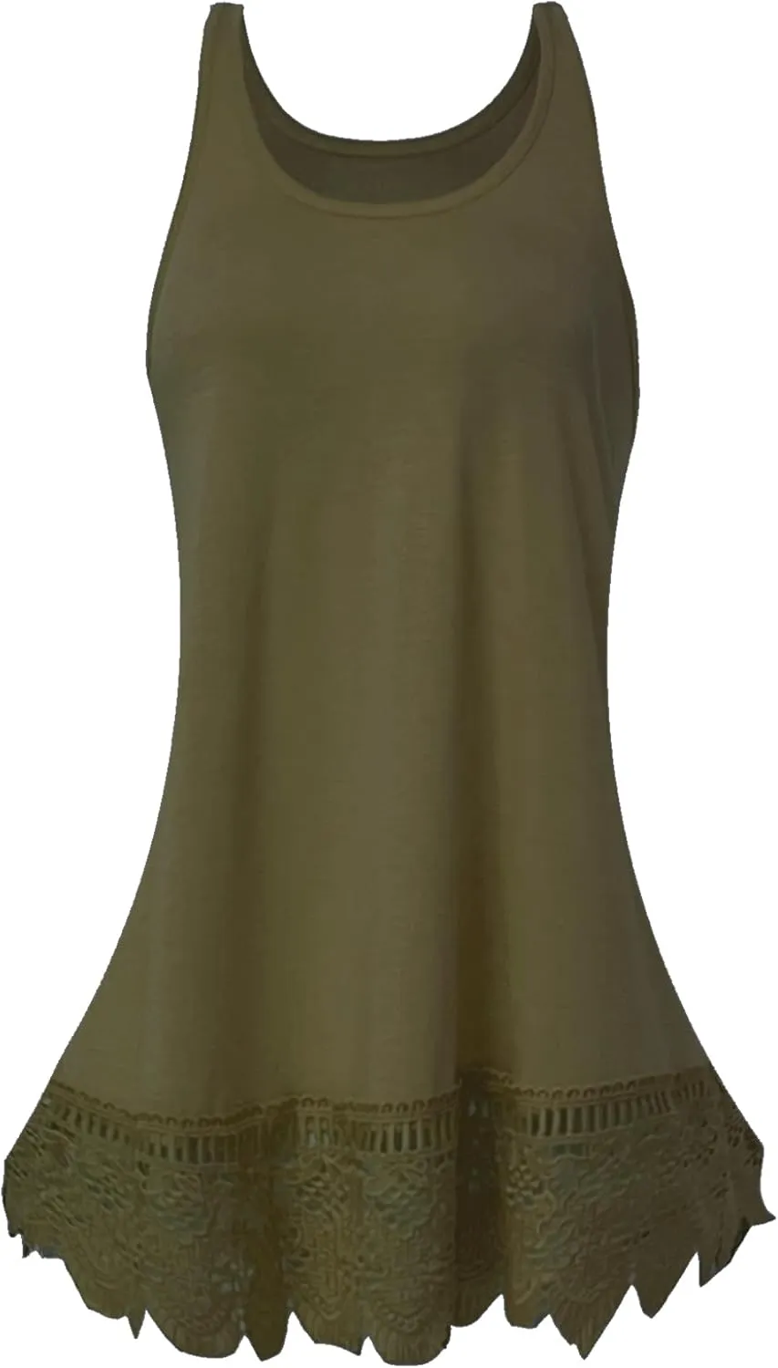 Epic MMA Gear Plus Size Swing Lace Flowy Tank Top for Women