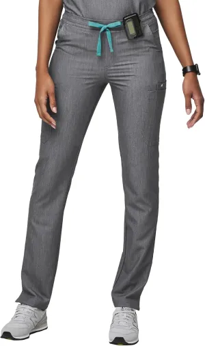 FIGS YOLA Skinny Scrub Pants for Women — Slim Fit, Straight Leg, 11 Pockets 4-Way Stretch, Anti-Wrinkle Women Scrub Pants
