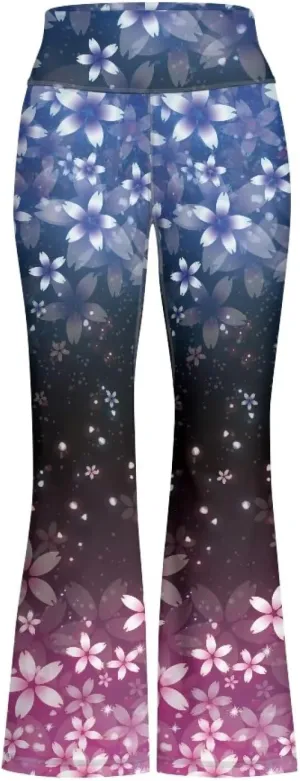 Girl's Flare Leggings Casual High Waist Yoga Pants Bootcut Pants Kids Dance Bell Bottoms Leggings