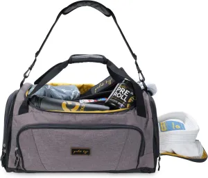 Gold BJJ Jiu Jitsu Duffle Bag - Waterproof Pocket for Sweaty Gi, Rashguard, or Shoes - The Perfect Duffel Bag for Martial Arts Gear, Boxing, MMA, and More