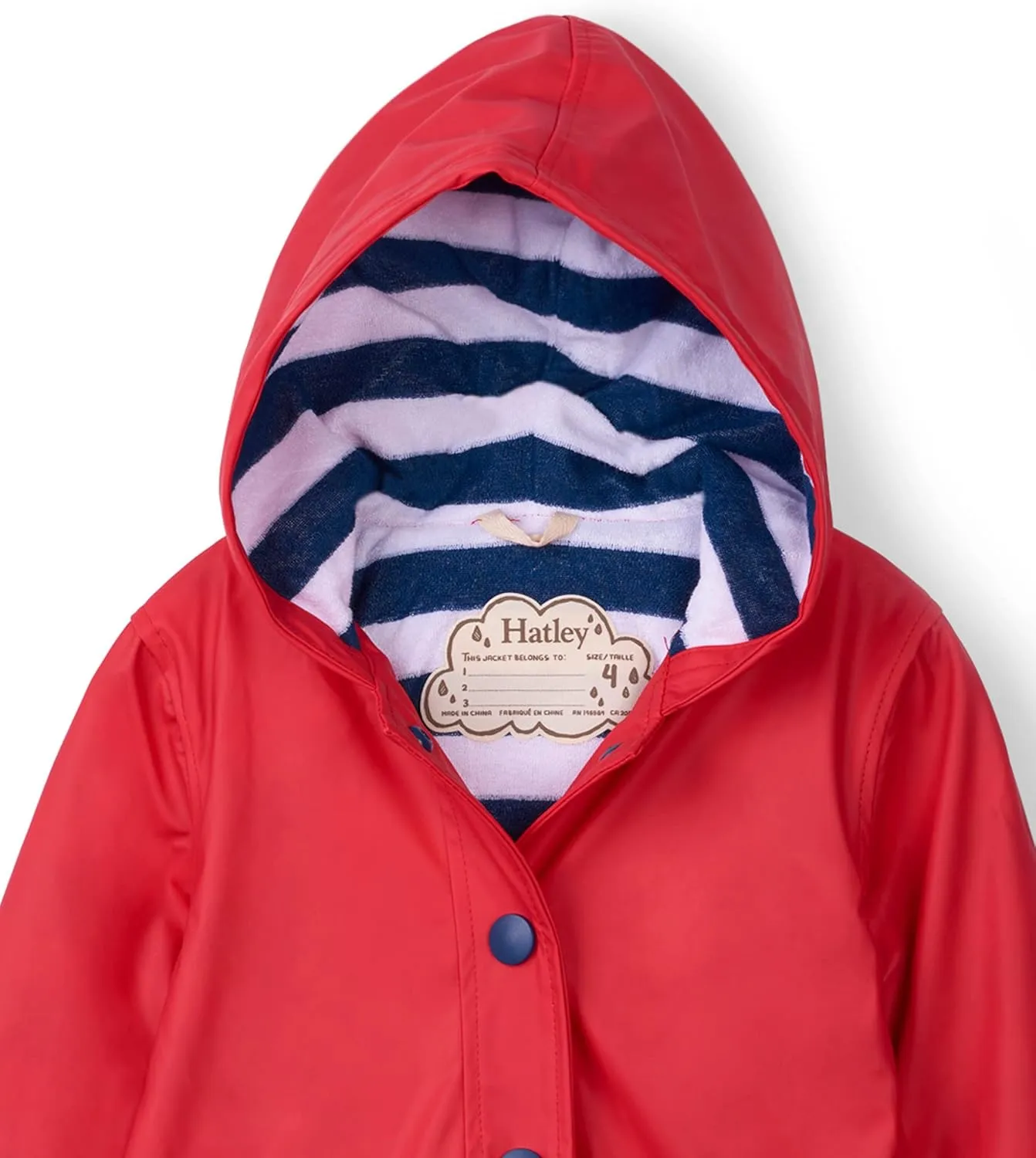 Hatley Kids Button-up Rain Jacket