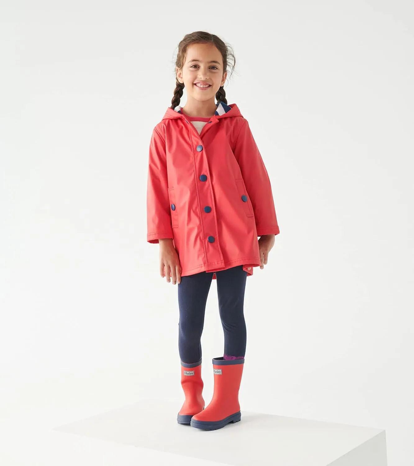 Hatley Kids Button-up Rain Jacket