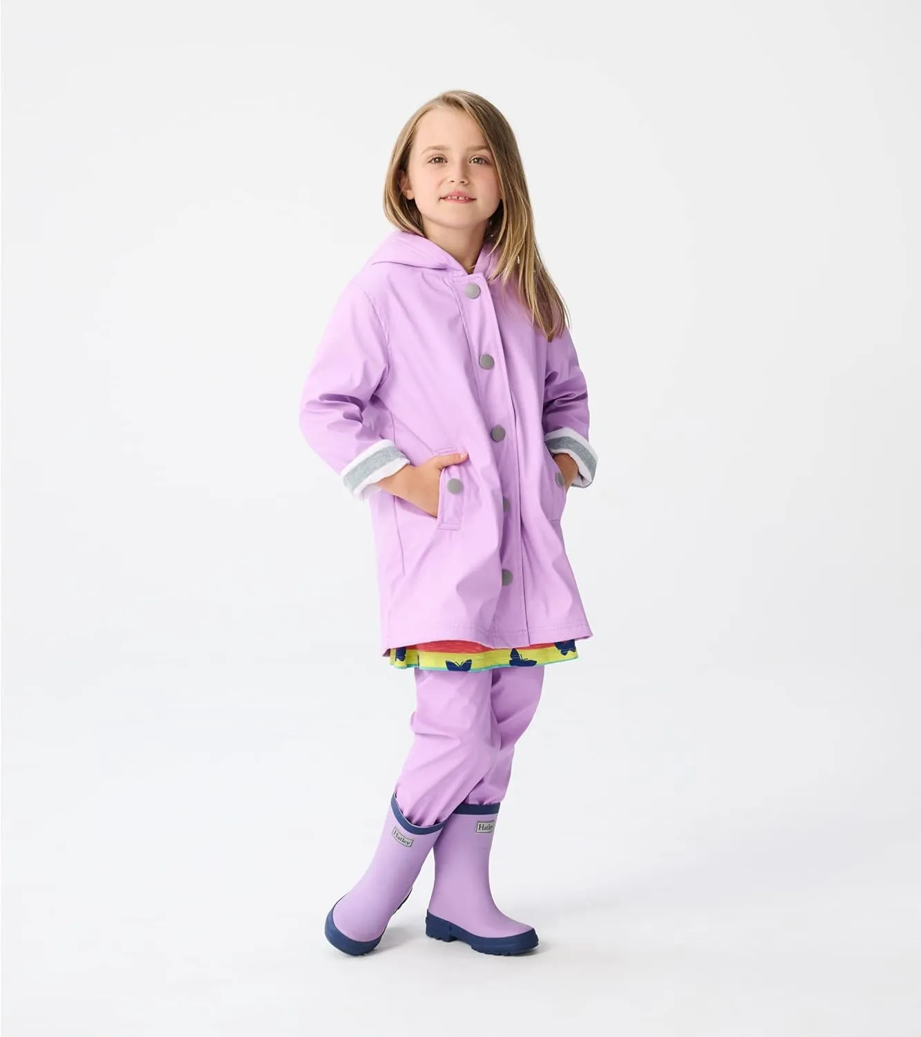 Hatley Kids Button-up Rain Jacket