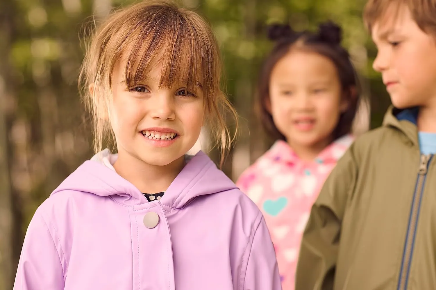 Hatley Kids Button-up Rain Jacket