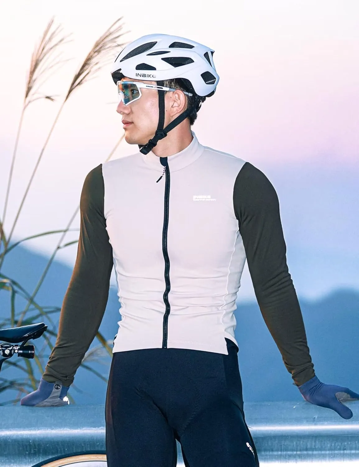 INBIKE Winter Cycling Jackets for Men Women Thermal Fleece Bike Jersey for Cold Weather Riding Windproof Bicycle Clothing