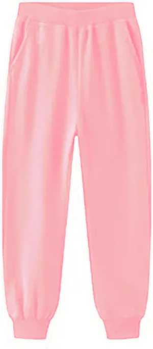 Kids Cotton Sweatpants Elastic Waist Solid Soft Athletic Sport Long Pants Boys Girls Running Jogger Casual Bottoms